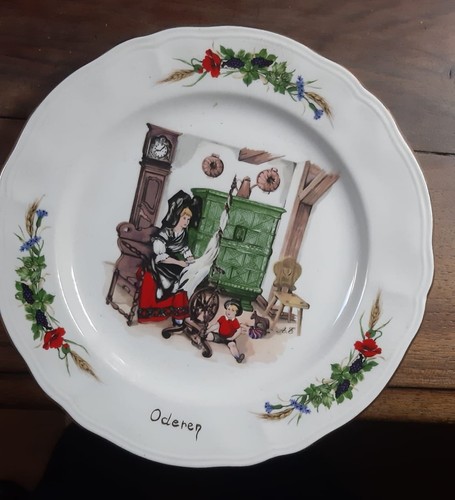 Assiette alsace décor - assiette,