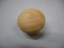 Lot 2 bouton pin brut bois Ø