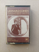 Rare k7 cassette LEONARD COHEN GREATEST HITS 40 69161 BLEU
