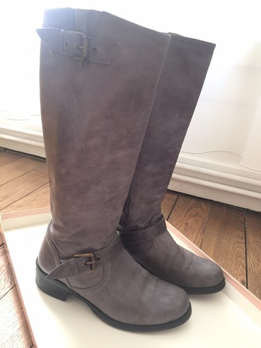 Bottes cuir colisée de - bottes,