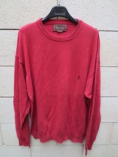 Pull MARLBORO CLASSICS rouge bordeaux coton XXL