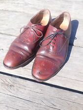 Chaussures LOAKE OBAN MI ENGLAND Shoes Brogues Derby Oxford Richelieu Vintage 