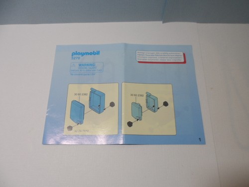 Playmobil notice 5270 - playmobil,