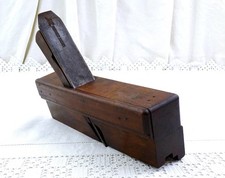 Antique French Peugeot Freres Carpenter Wooden Hand Held Molding Plane