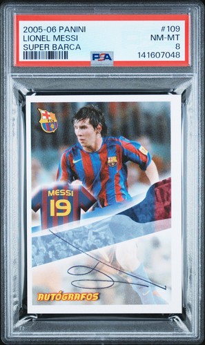 Messi 109 autographe - messi, fc