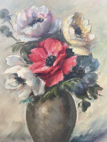 Tableau peinture huile sur - &,