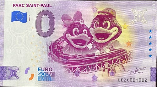 Billet euro parc saint paul - parc,