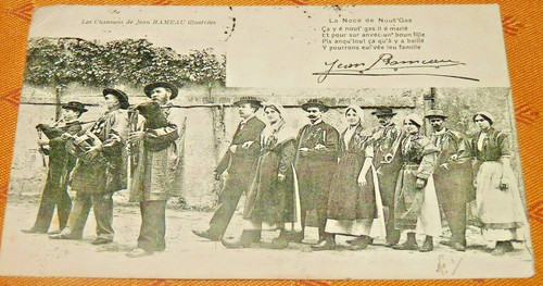 Cpa chanson jean rameau - de,