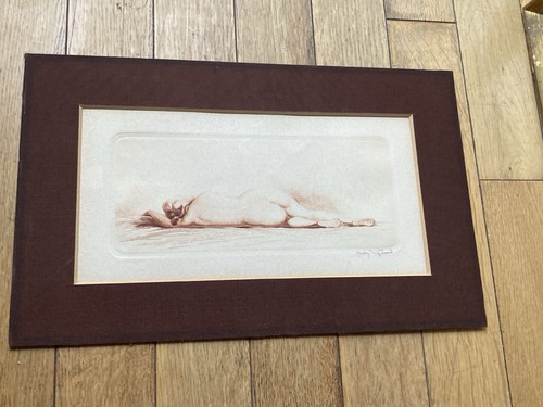 Jean vyboud gravure signee - gravure,
