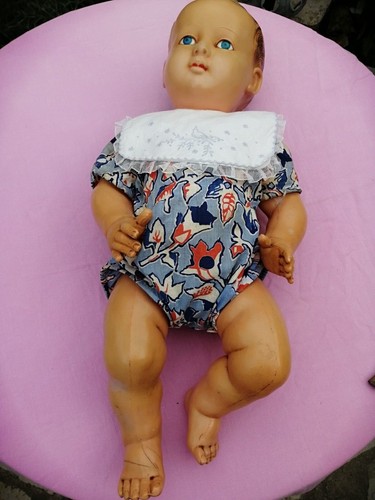 Ancien poupon petit colin - ancien,