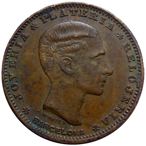 Token espagne alfonso - token,