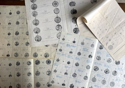 Lot papiers info - lot, montre