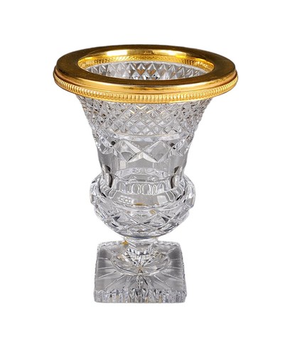 Vase médicis cristal de - vase,