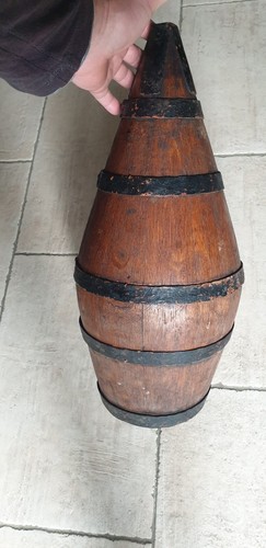 Tonneau bois ancien art - tonneau,