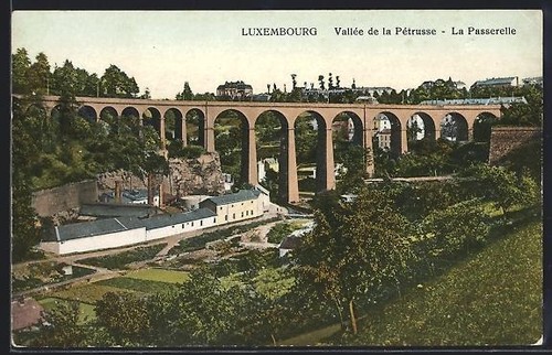 Cpa luxembourg vallée - de, la