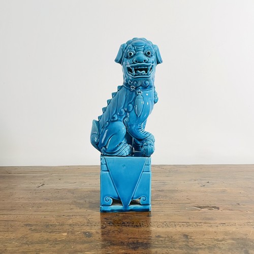 Statuette chien fou - chien, en