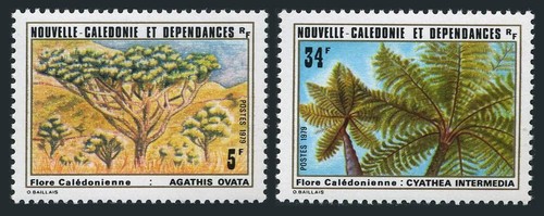 New caledonia 448 449 mnh - new, 448-449,
