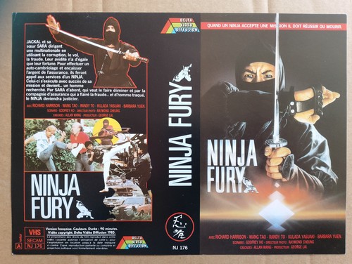 Jaquette vhs ninja - vhs, fury