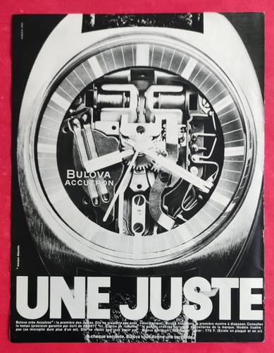 Publicité presse montre - de,