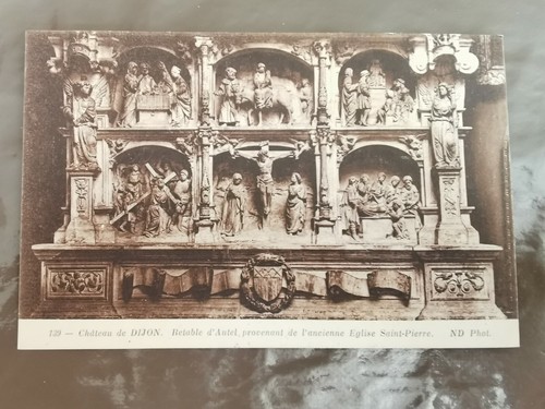 Cpa dijon retable - 21,