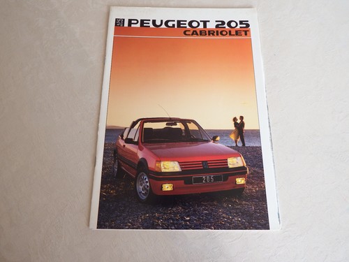 Brochure peugeot 205 - brochure,