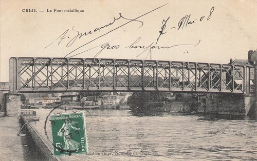 Creil pont métallique - le,