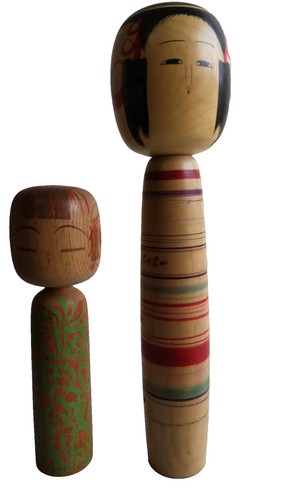 Traditional japanese kokeshi - 2,