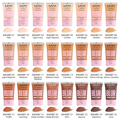 Nyx bare avec flou - avec, me
