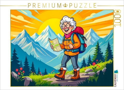 CALVENDO Puzzle Oma wandert