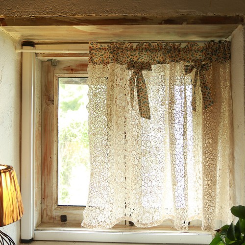 Voile court demi rideau - demi,