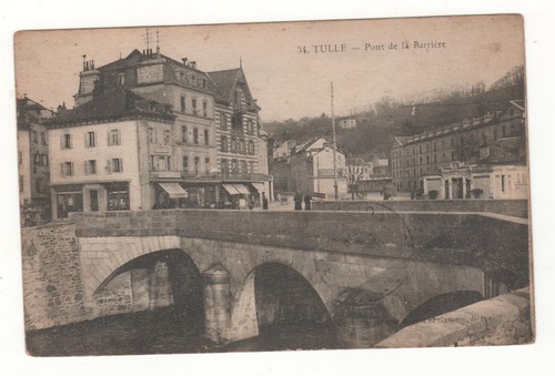 Cpa tulle pont de - tulle,