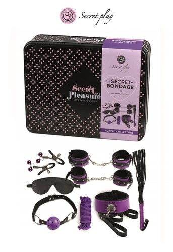 Kit bdsm pièces violet - kit, 8
