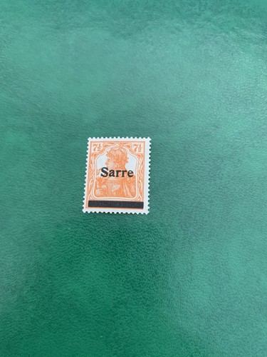 Timbre sarre surchargé - timbre,