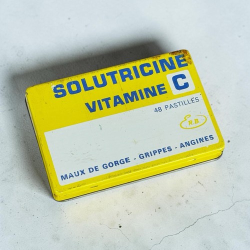 Ancienne boîte solutricine - boîte,