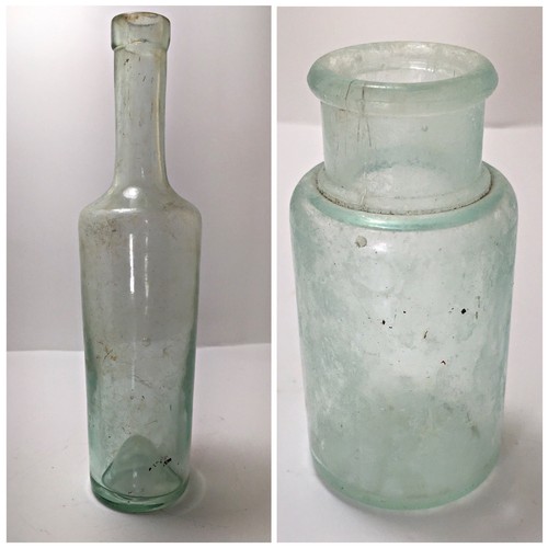 Antique glass apothecary - antique,