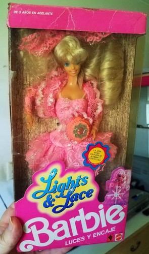 1990 luces encaje barbie - 1990, y