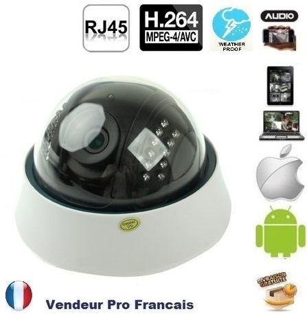 Camera dôme 720p 360 - dôme, 360°
