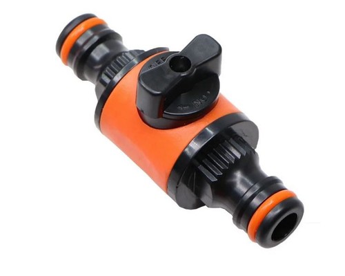 Raccord avec valve arrèt - ,