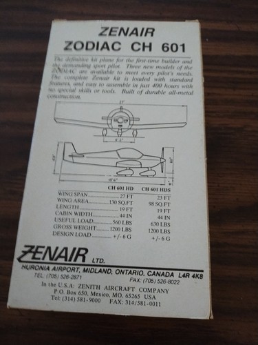 Zenair zodiac 601 - zenair,