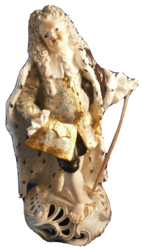 Figurine porcelaine roi - du,