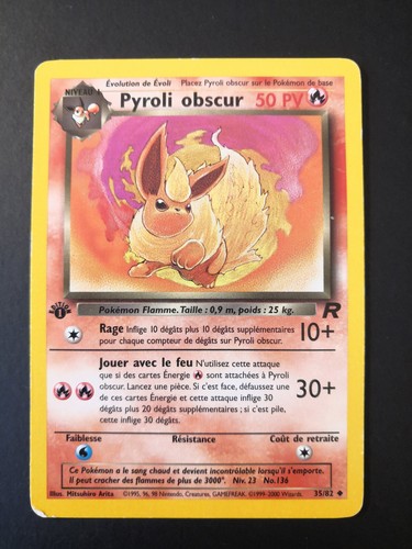 Carte pokémon pyroli - carte,
