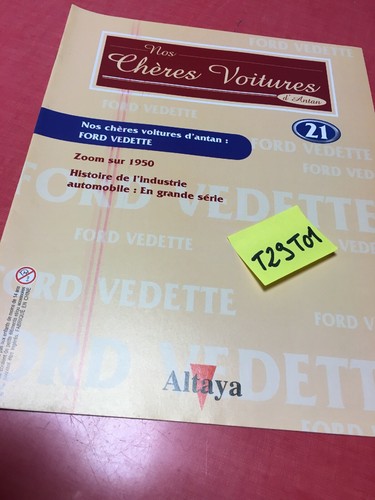 Fascicule ford vedette - fascicule,
