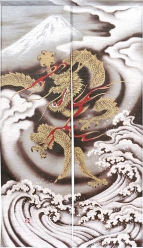 Rideau tapisserie japonais