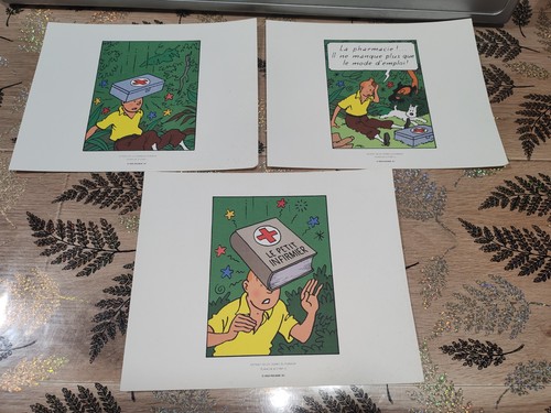 Lot planches tintin - 3,