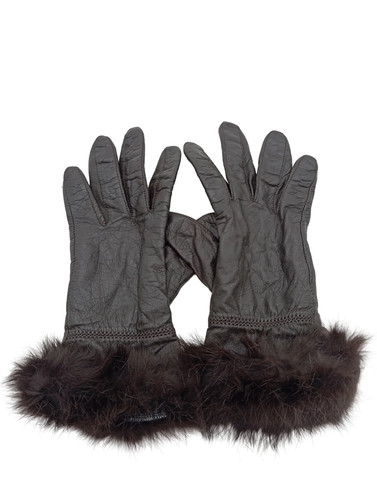 Gants femmes noir - gants, marron