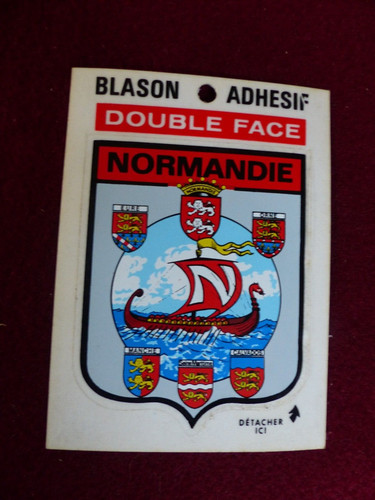 Normandie blason adhésif - normandie,