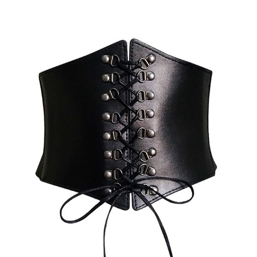 Femmes noir large corset - femmes,