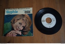 SOPHIE REMEMBER DIANA RARE SP PROMO DECCA ROCK YEYE VALEUR+JOHNNY HALLYDAY
