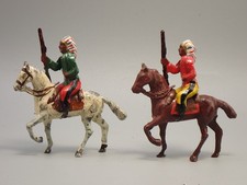 PLOMB CREUX   XR     2 INDIENS A CHEVAL    LOT 2