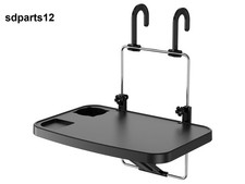 Table de Voiture Pliante Fixation Volant / Siège Bureau Pliant Table à Plateau